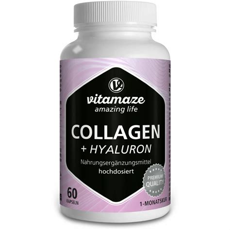 Vitamaze Collagene 600 Mg Hyaluron Ad Alto Dosaggio 60 Pz Redcare