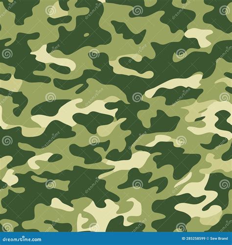 Army Camouflage Seamless Pattern Stock Vector - Illustration of navy ...