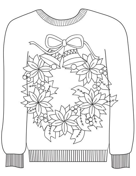 Printable Ugly Sweater Template