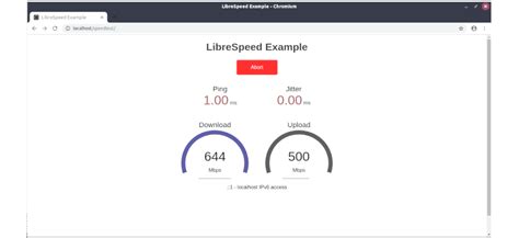 LibreSpeed, test your internet speed in a simple way