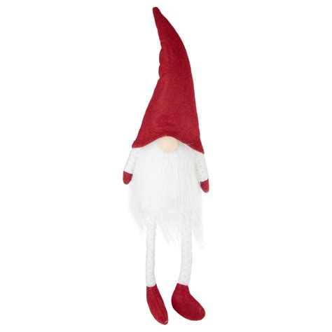 20 Lighted Red And White Sitting Gnome Tabletop Christmas Decoration Bed Bath And Beyond 39162544