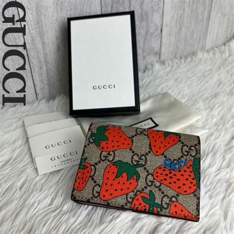 31％割引グレイ系最大の割引 Gucci グッチ 美品 スネークプリント 二つ折り財布 箱付き 折り財布 小物グレイ系 Otaon