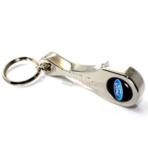 Find Ford Classic Oval Logo Chrome Metal Rod Bottle Opener Key Chain