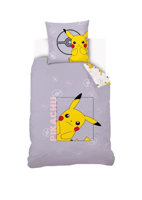 Housse De Couette Pikachu Pok Mon X Cm Taie D Oreiller X