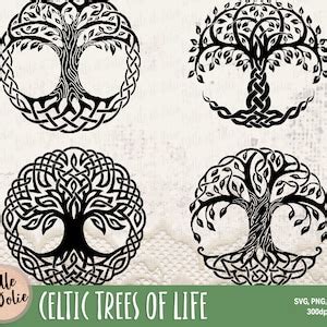 Tree Of Life Svg Rustic Celtic Symbol Svg Tree Of Life Etsy