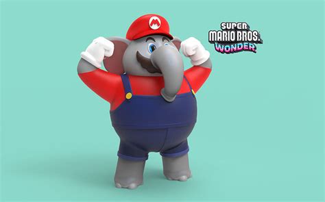 mario elefante super mario bros wonder 3D model 3D printable | CGTrader