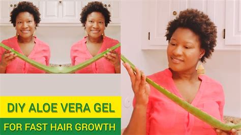 How To Grow 4c Hair Faster Diy Aloe Vera Gel For Hair Youtube