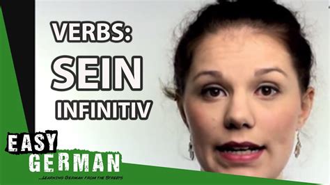 Easy German Verbs Sein Infinitiv Youtube