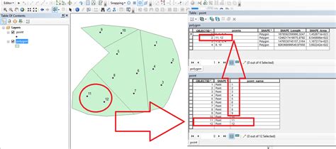 Spatial Join Writing Point Feature Classes Fields To Polygon Feature