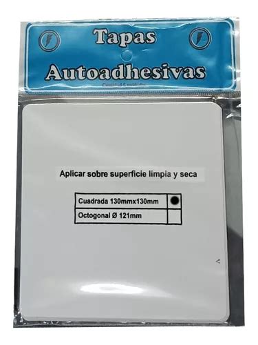 Tapa Ciega Autoadhesiva Caja Cuadrada Grande X U Belgrano