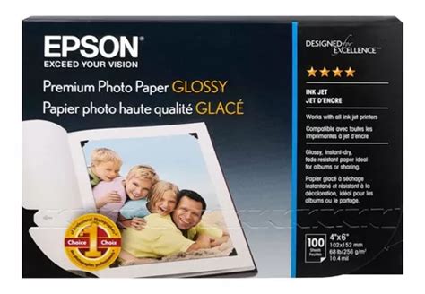 Papel Fotogr Fico Epson Premium Glossy S Hoja Vc Env O Gratis