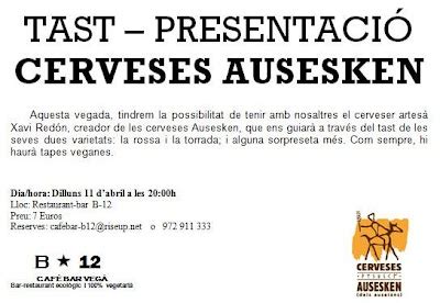 Cerveza Artesanal En Catalunya Presentaci N Cerveses Ausesken Al B