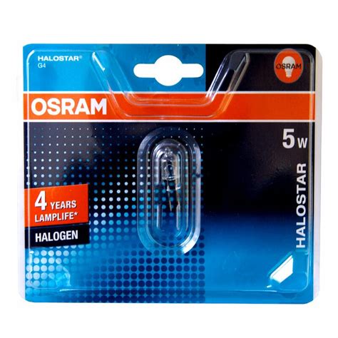 Osram Halogen Stiftsockellampe Halostar W G V Halogenlampe