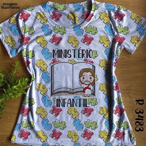 Baby Look Ou Camiseta Minist Rio Infantil Elo