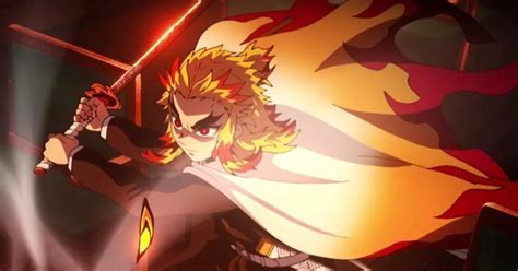 Anime Rengoku Kyoujurou Flame Breathing Kimetsu No Yaiba Respect The Flame Hashira Kyojuro