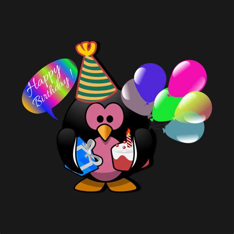 Happy Birthday Says Pingu !! - Birthday Wishes - T-Shirt | TeePublic