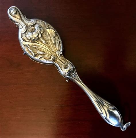 Carnation ~ Sterling Silver Victorian Era Lorgnette | Art deco vanity ...