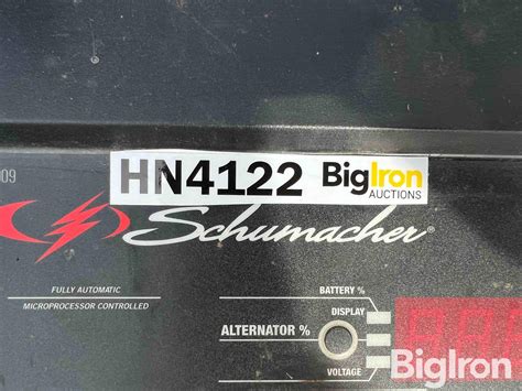 Schumacher Sc1309 Battery Charger Bigiron Auctions