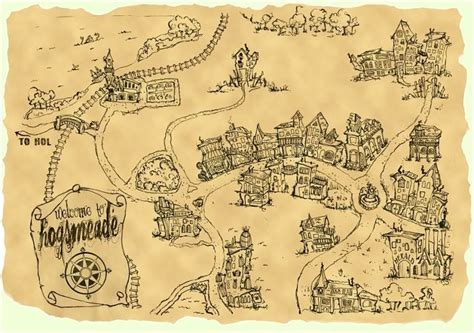 Hogsmeade Map