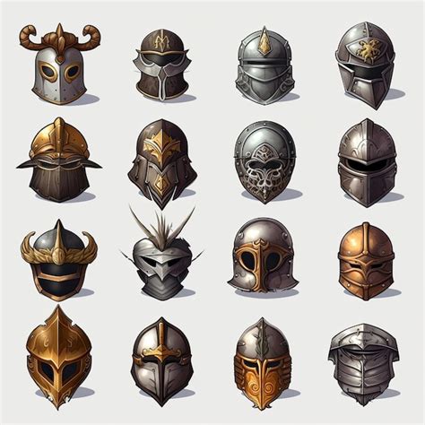 Premium Photo Antique Helmet Medieval Ai Generated Shield Knight