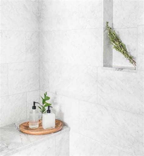 Elegant White Marble Bathroom Decor