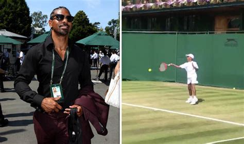 Wimbledon 2018 David Haye Reveals His Sons Future Is In Tennis Not