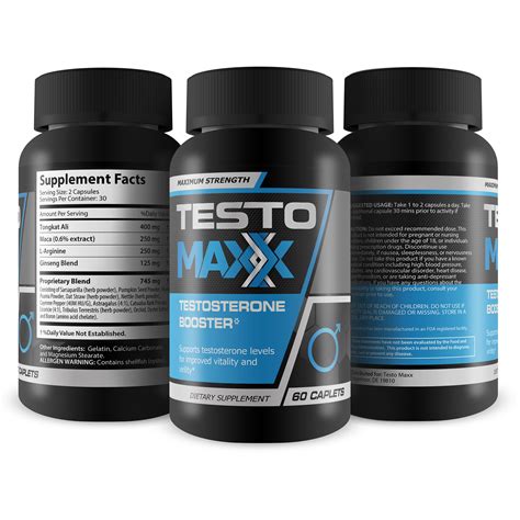 Testo Maxx All Natural Testosterone Booster Burn Fat Build Lean Muscle And Improve