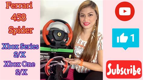 Ferrari 458 Spider Steering Wheel Unboxing For Xbox Series S X And Xbox One S X Ferrari458 Spider