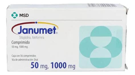 Janumet 50 Mg 1000 Mg 56 Tabletas Meses Sin Intereses