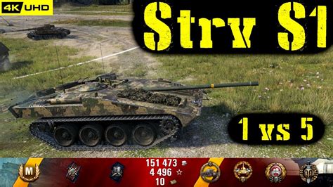 World Of Tanks Strv S1 Replay 6 Kills 5 5K DMG Patch 1 6 1 YouTube