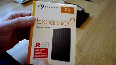 Open Disassembly Seagate Rescue Tb Usb Youtube