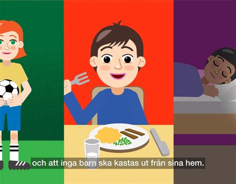 Animated video for a campaign about child poverty on Behance