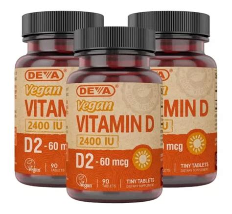 Suplemento Vitamina D Deva Vegan Vitamin D Mcg Ui Cuotas