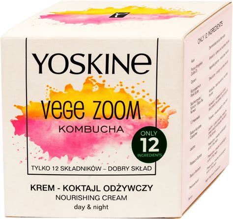 Yoskine Vege Zoom hranljiva dnevna i noćna krema Kombucha 50 ml dm hr