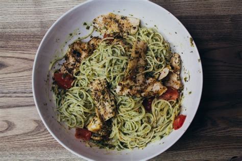 Pesto Pasta With Chicken Bachelor Cooking