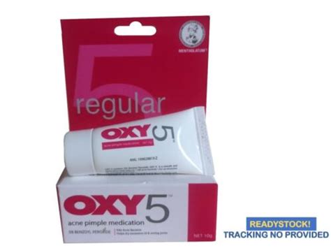 Travel Size Oxy 5 Regular Creams For Acne Pimple Treatment 10g Ebay