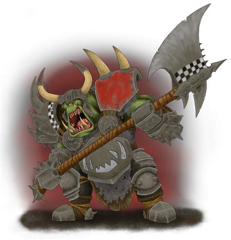 Warhammer Orc Warboss by Aesirr on DeviantArt