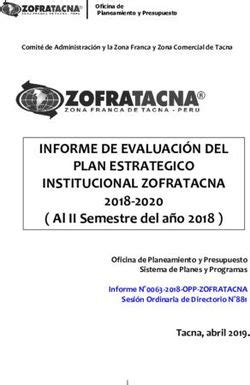 INFORME DE EVALUACIÓN DEL PLAN ESTRATEGICO INSTITUCIONAL ZOFRATACNA