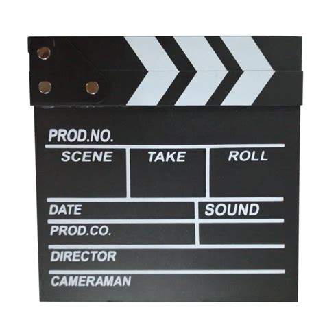 Director Video Scene Clapperboard Tv Movie Clapper Board Film Slate Cut