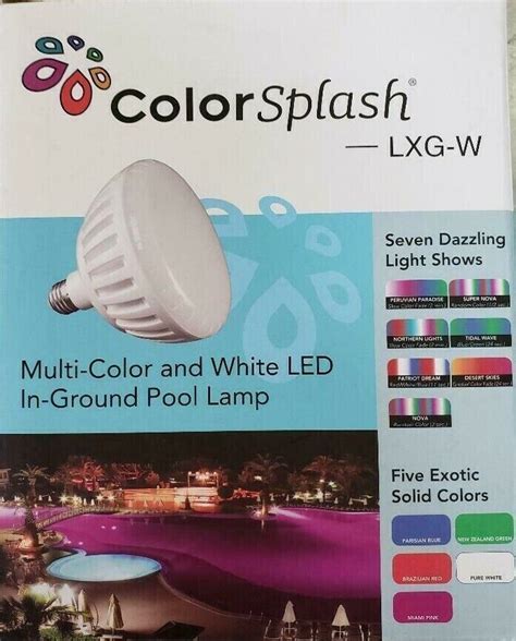 Color Splash Lxg Led Pool Light Shelly Lighting