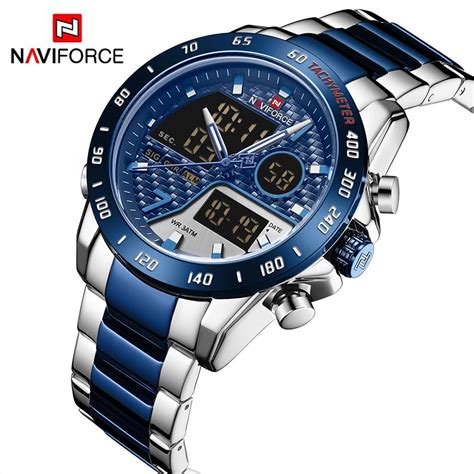 Cheap Naviforce Fashion Wristwatch For Mens Military Stainless Steel