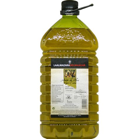 Aceite De Oliva Virgen Extra Garrafa 5 L LA ALMAZARA DE CANJAYAR