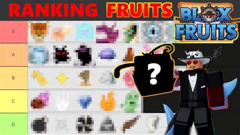 Ranking Every Fruit In Blox Fruits Youtube