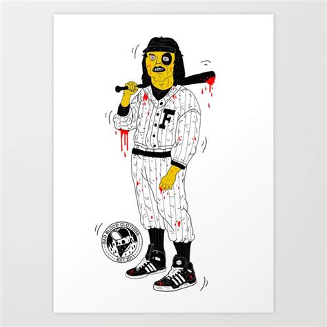 Baseball Furies Art Print by Nick Cocozza | Society6