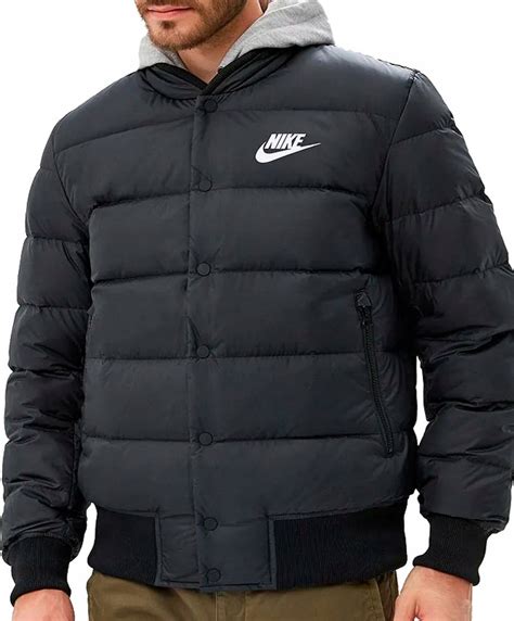 KURTKA MĘSKA NIKE ZIMOWA CZARNA PIKOWANA PUCH R S 12658397335