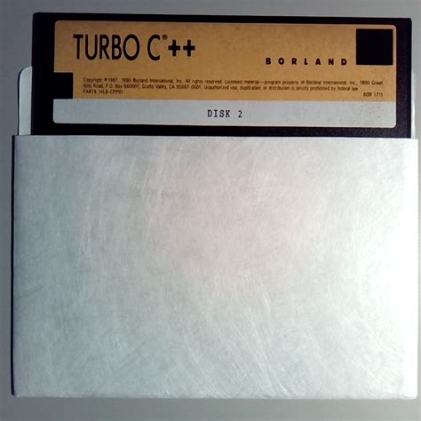 Borland TURBO C++ (1990) : Borland International, Inc. : Free Download ...