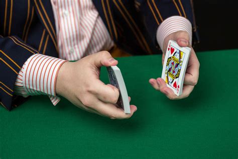 Shuffling A Deck For Card Tricks And Illusions