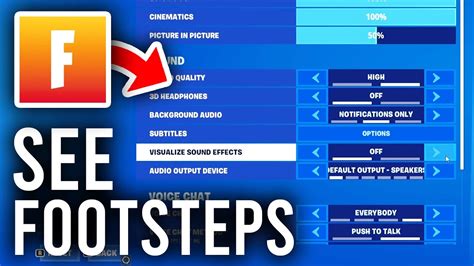 How To See Footsteps In Fortnite Full Guide Youtube