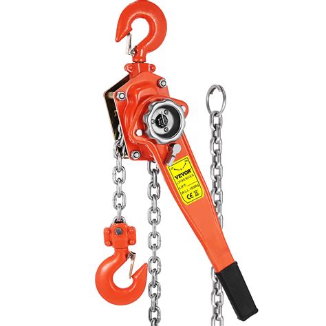 Buy VEVOR 3T Chian Hoist Manual Lever Chain Hoist 6M 6600lbs 20ft