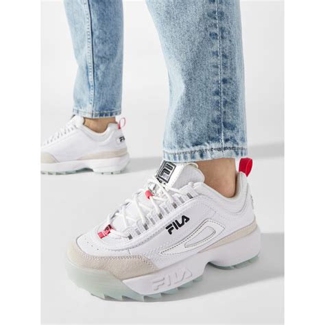 Sneakers Fila Disruptor M Wmn Ffw White Silver Eschuhe De